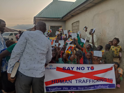 AWARENESS  CAMPAIGN AT ANGWAN  GEDE  OPPOSITE COCA-COLA JUNCTION MASAKA , NASARAWA STATE